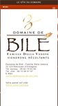 Mobile Screenshot of domaine-de-bile.com